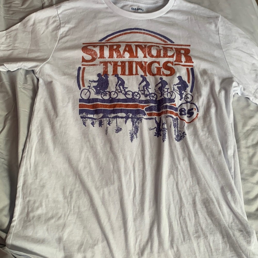 Stranger things white T